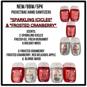 🔥5-PACK / HOLIDAY SCENTS /FROSTED CRANBERRY & SPARKLING ICICLES <ITEM#6F>